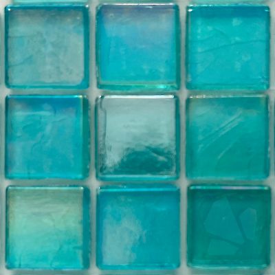 Turquoise - Iridescent - 15 mm