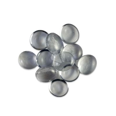 Glassnuggets Grey Transparant