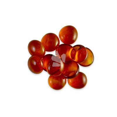 Glassnuggets Orange Transparant