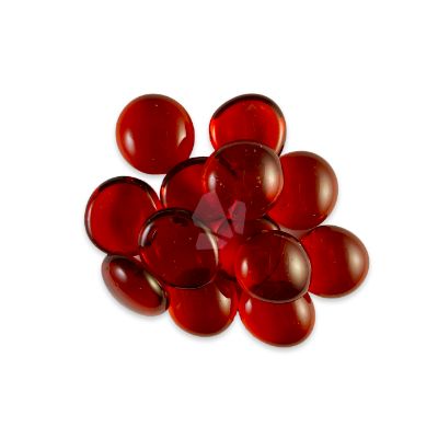 Glassnuggets Red Transparant