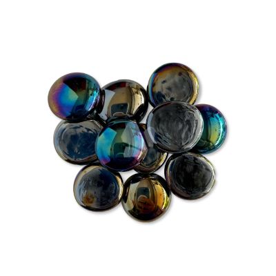 Glassnuggets Black Iridescent