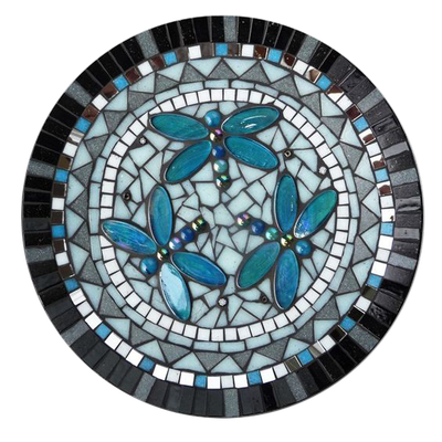 DIY Dish Blue Dragonflies