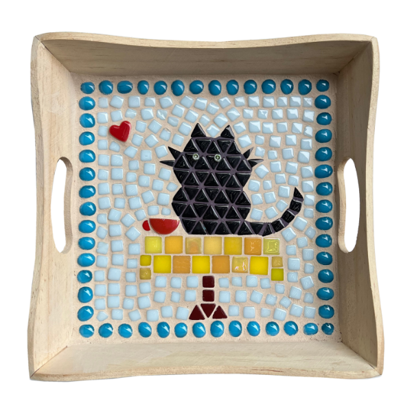 DIY Tray Table Cat