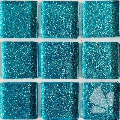 Turquoise Glitter - 25 st