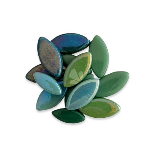 Leaves Teal Mix