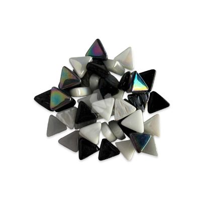 Triangles Black-White Mix