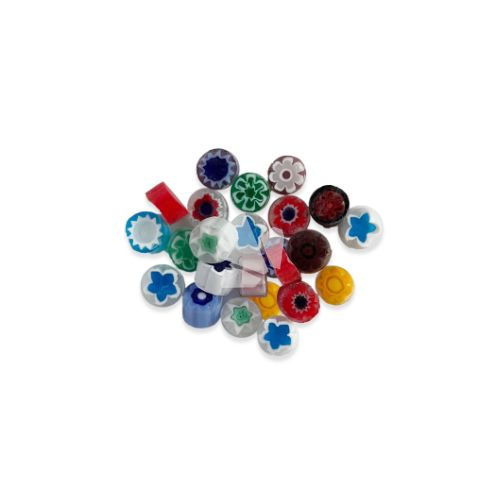 Millefiori Semi-transparent Color Mix