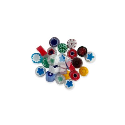 Millefiori Semi-transparent Color Mix