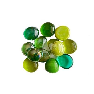 Glassnuggets Green Mix