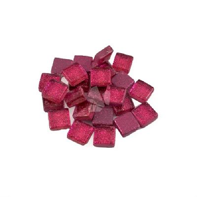 Pink Glitter - 10 mm