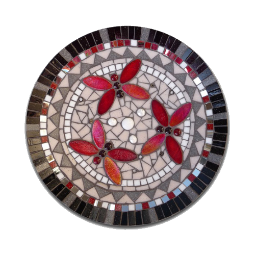 DIY Dish Red Butterflies