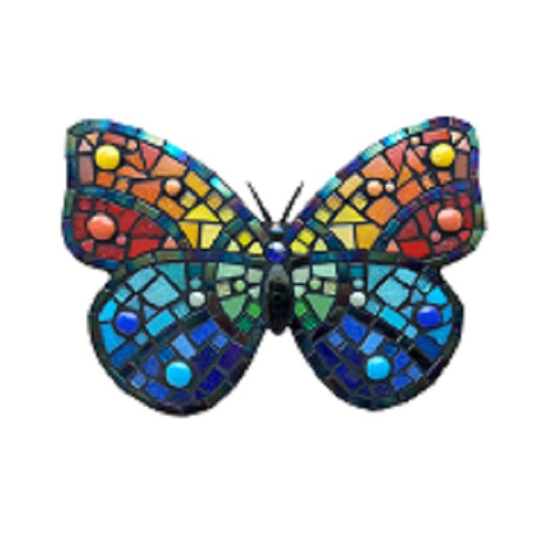 DIY Rainbow Butterfly