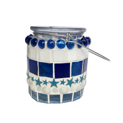 DIY Lantern Stars Blue