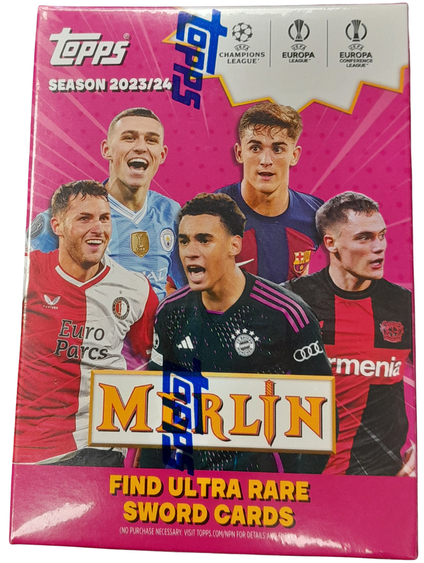 2024 Topps UEFA Merlin Soccer Blaster Box Sealed