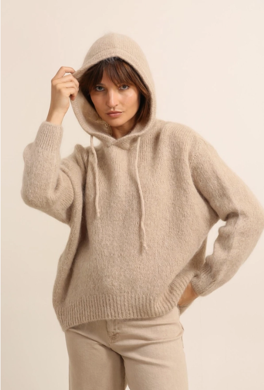 Pull façon sweat à capuche LIAM