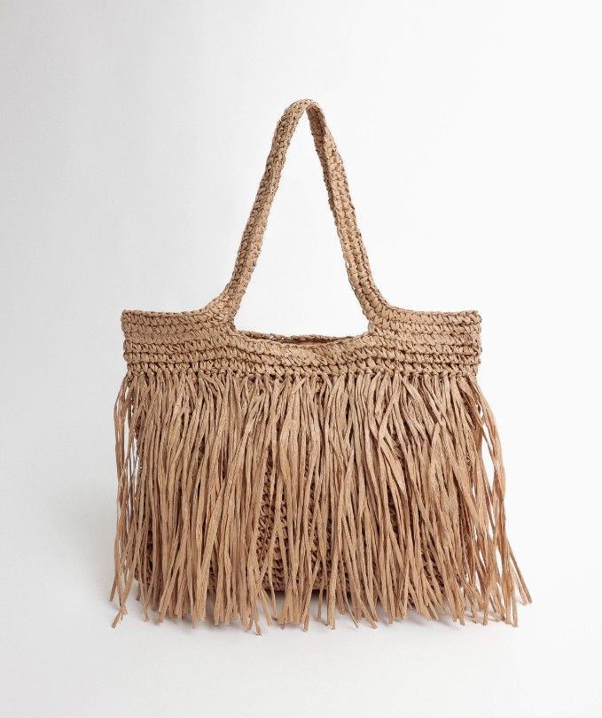 Sac de plage à franges