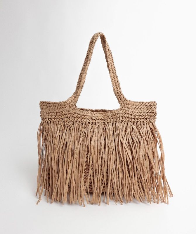 Sac de plage à franges