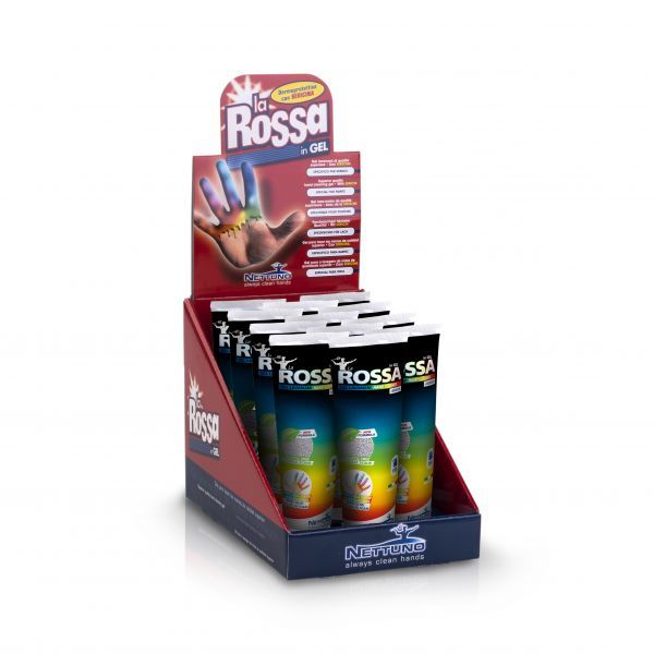 Rossa in Gel Tubo in espositore da banco