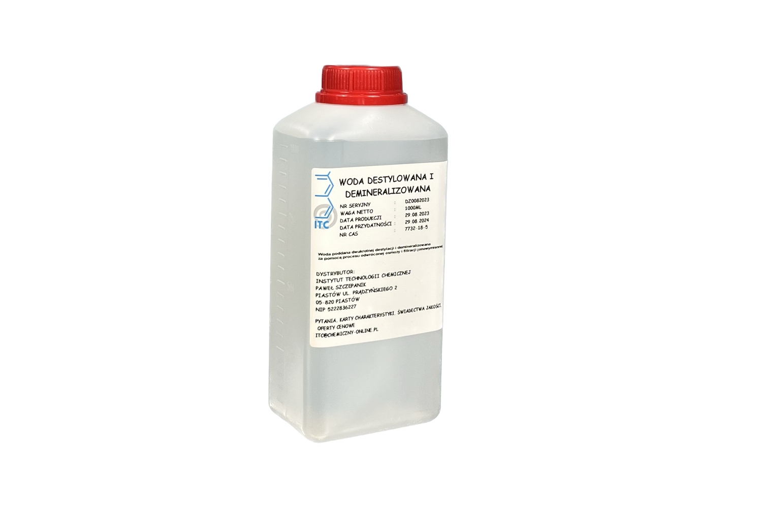 Woda destylowana 1000ML