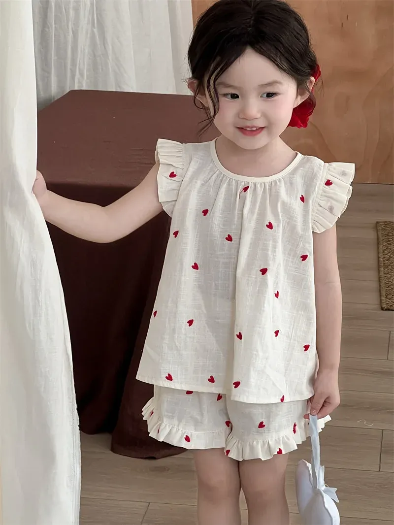Tiny Hearts Embroidery Dress