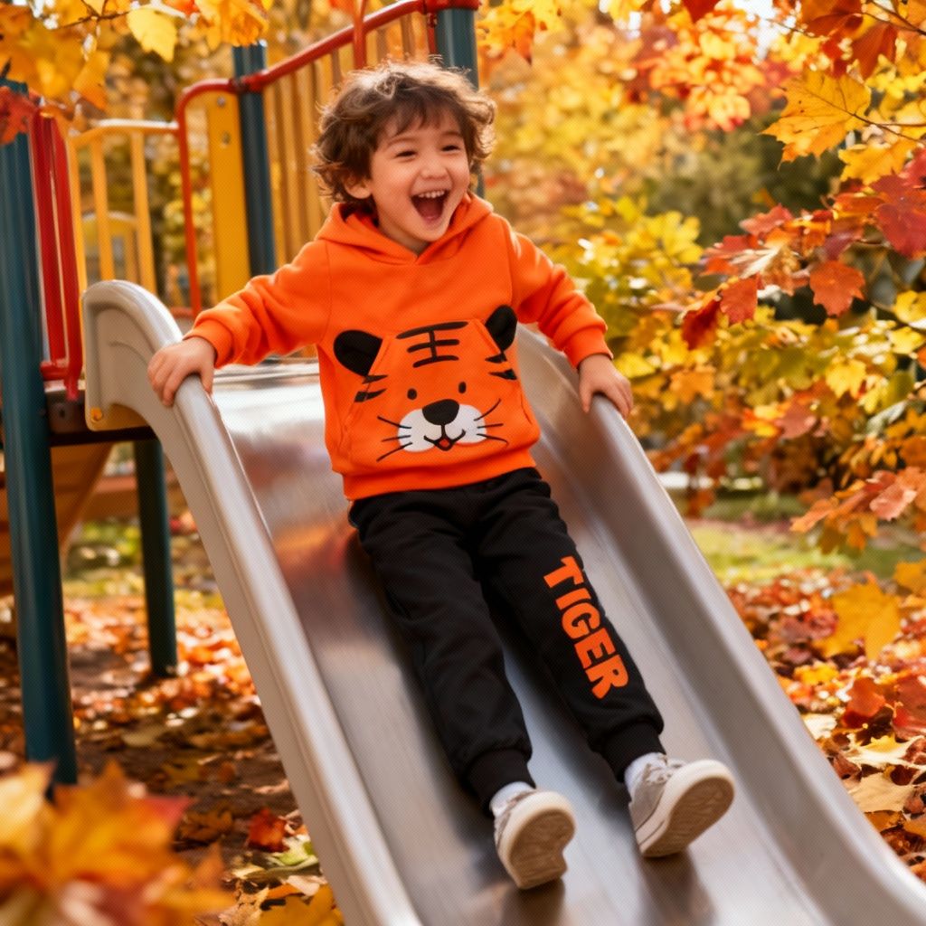 প্রিমিয়াম Hoodie Pant Set-WC-29OR