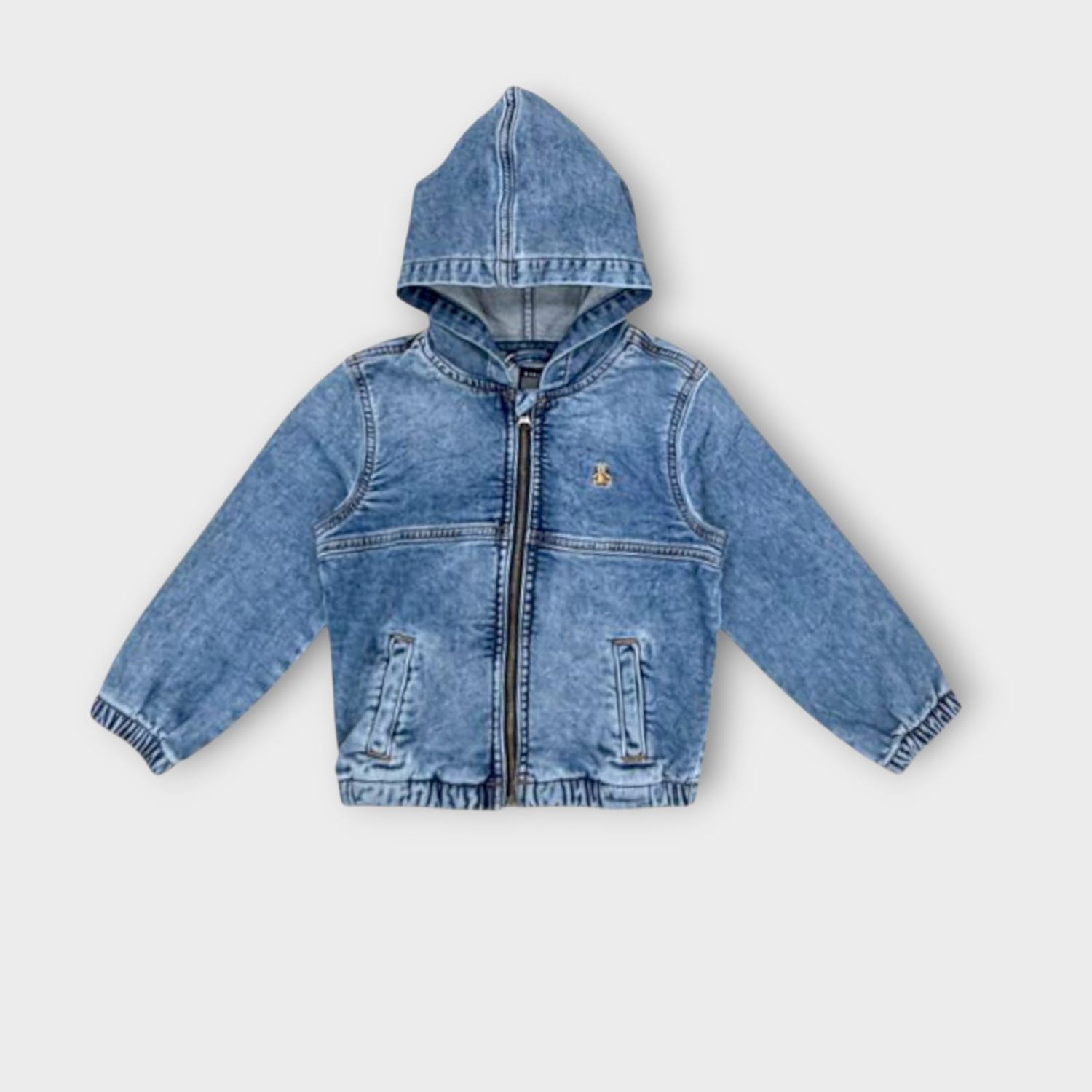 Baby Denim jacket with hood