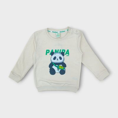 Winter Panda Print Sweatshirt