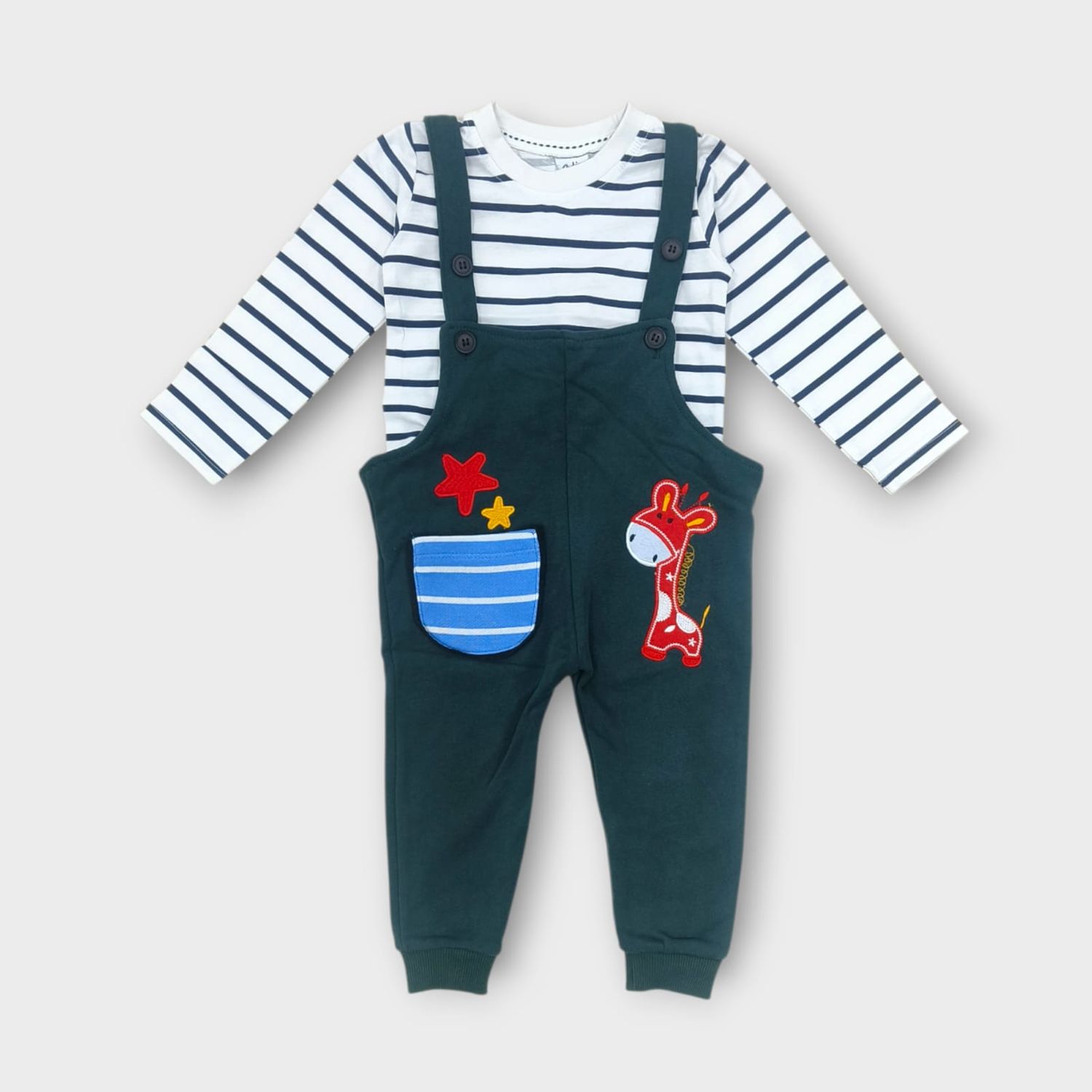 Winter Baby Long Romper Set