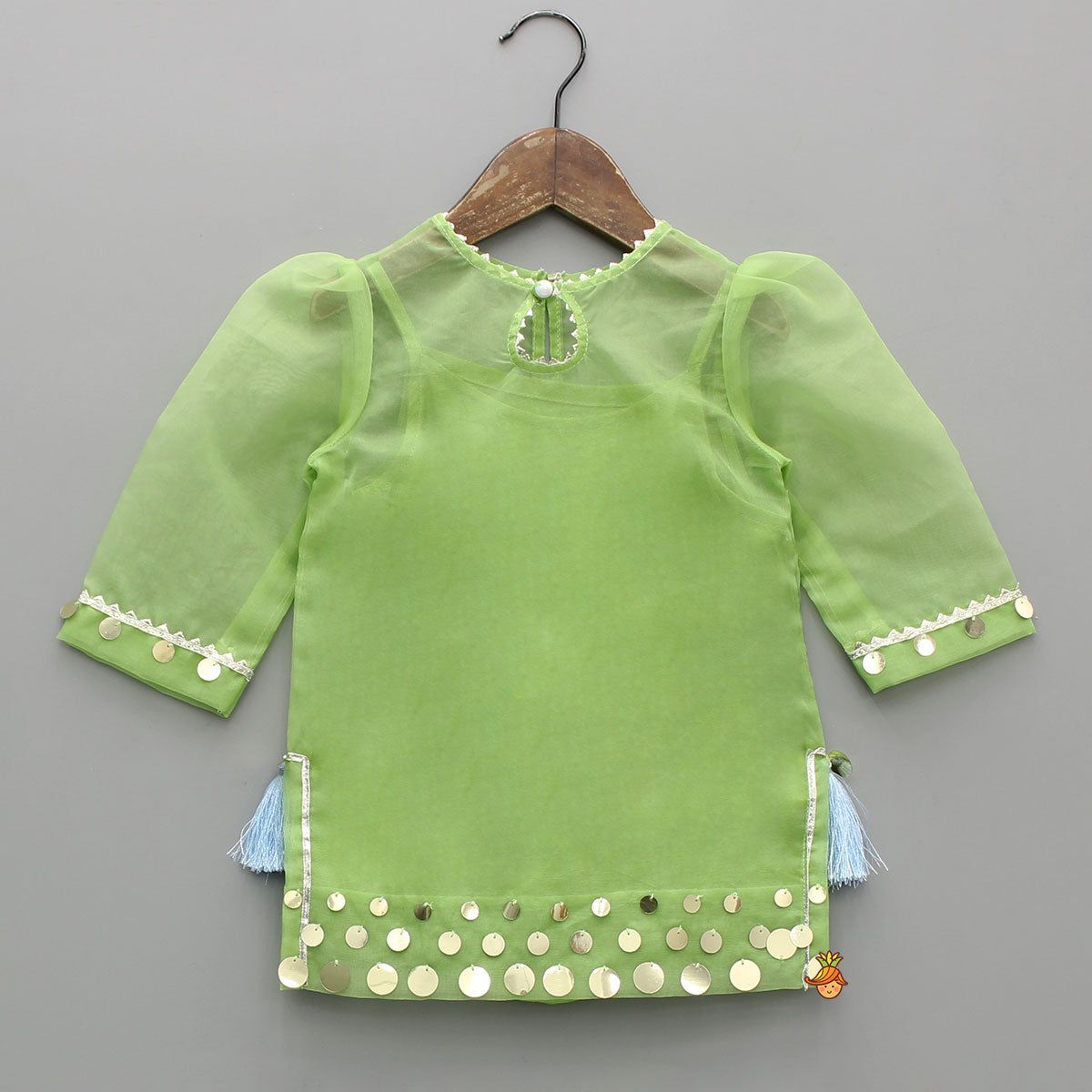 Kurti And Ruffled Sharara | AZ-688