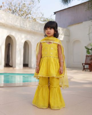 Girls Kurti With Sharara | AZ-780