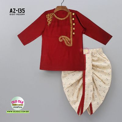 AZ-135 Dhoti Set