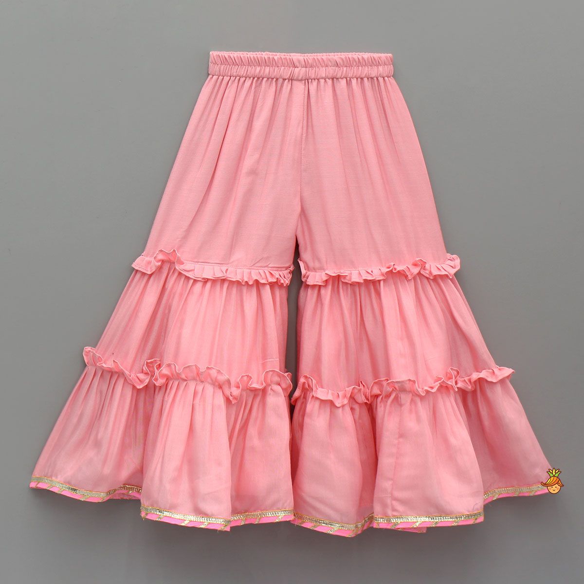 Kurti And Ruffled Sharara | AZ-689