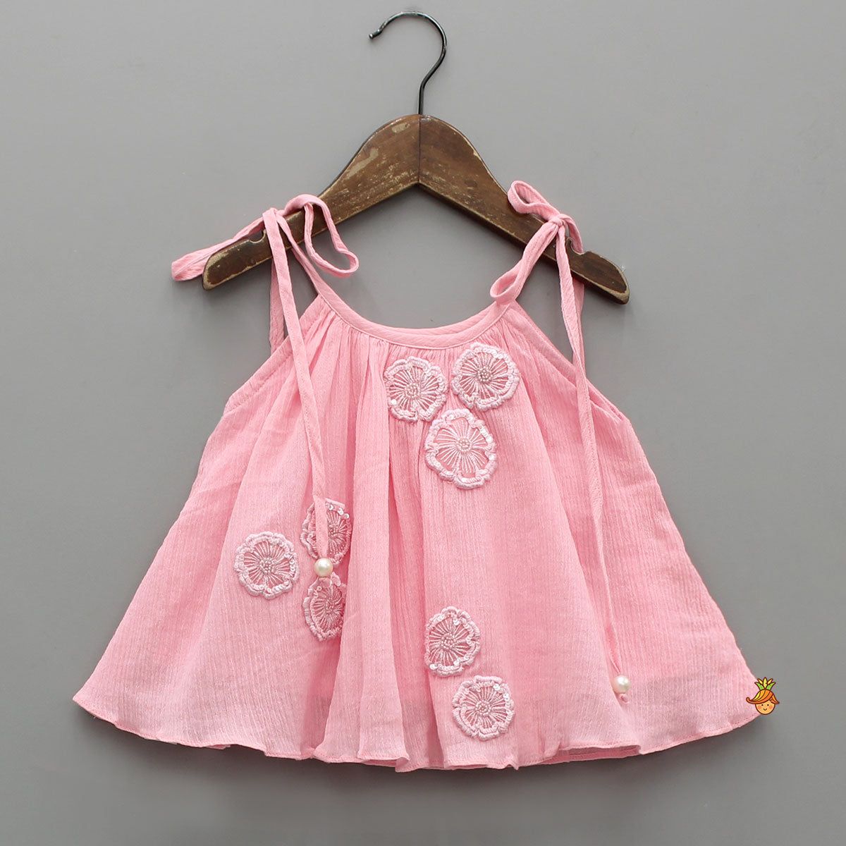 Girls Top With Lace Lehenga | AZ-690