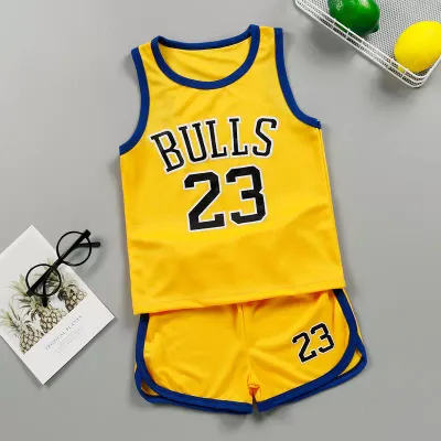 Sleeveless Baby Sport T-shirt 2pcs Sets