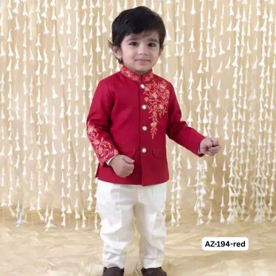 AZ-194-Red Prince Coat &amp; Pant