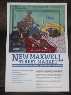 New Maxwell Street Market Blues poster