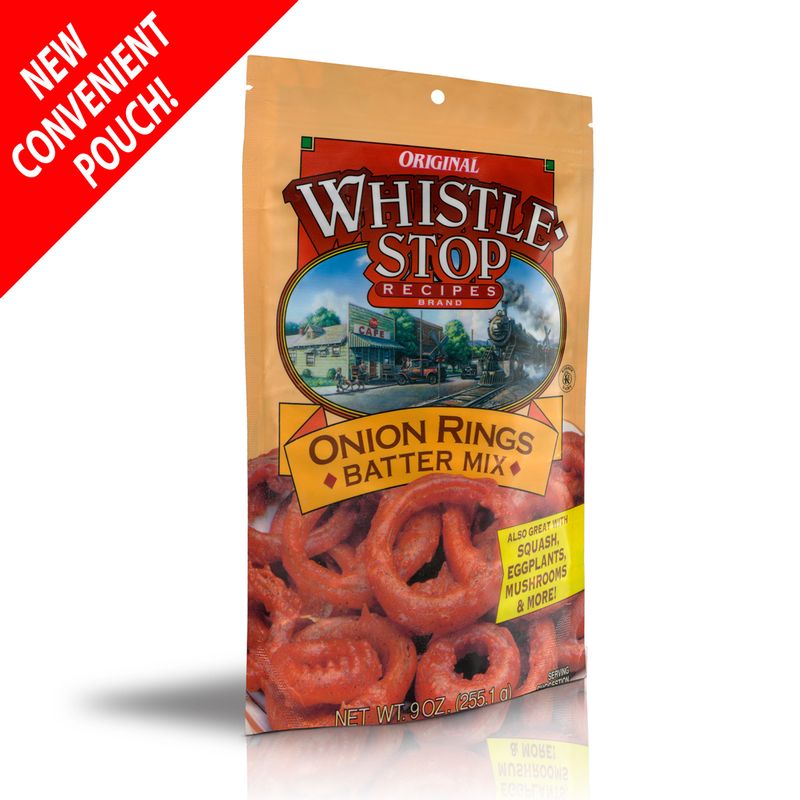 Original WhistleStop Cafe Recipes | Onion Ring Batter Mix | 9-oz | 1 Pouch