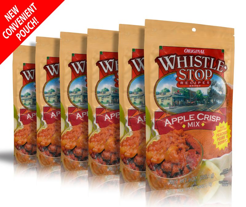 Original WhistleStop Cafe Recipes | Apple Crisp Batter Mix | 9-oz | 6 Pack