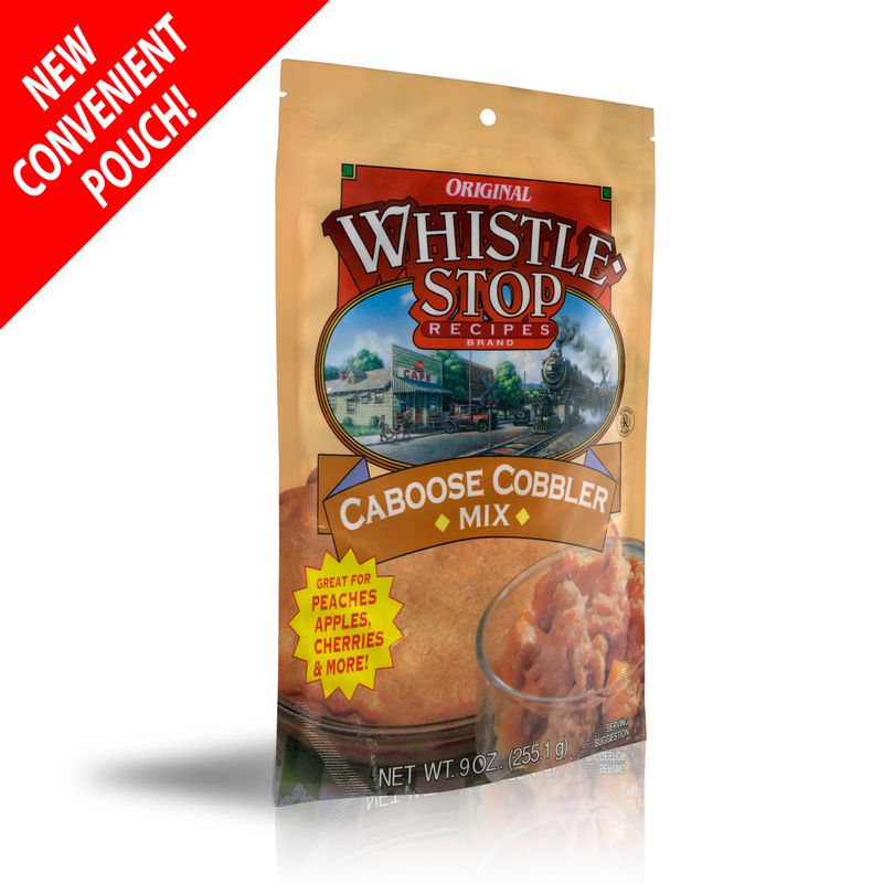 Original WhistleStop Cafe Recipes | Caboose Cobbler Batter Mix | 9-oz | 1 Pouch