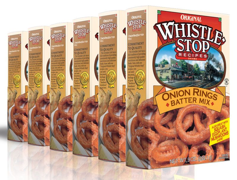 Original WhistleStop Cafe Recipes | Onion Ring Batter Mix | 9-oz | 6 Pack