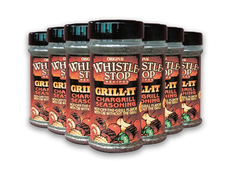 Original WhistleStop Cafe Recipes | Grill-It Chargrill Seasoning | 5.6-oz | Case of 12