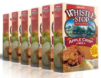 Original WhistleStop Cafe Recipes | Apple Crisp Batter Mix | 9-oz | 6 Pack