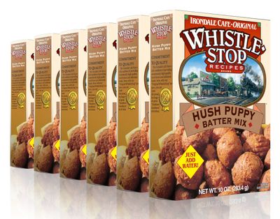 Original WhistleStop Cafe Recipes | Hush Puppy Batter Mix | 10-oz | 6 Pack