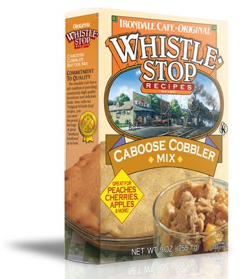 Original WhistleStop Cafe Recipes | Caboose Cobbler Batter Mix | 9-oz | 1 Box