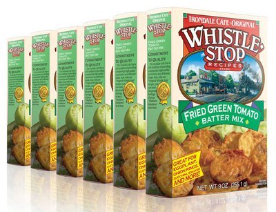 Original WhistleStop Cafe Recipes | Fried Green Tomato Batter Mix | 9-oz | 6 Pack
