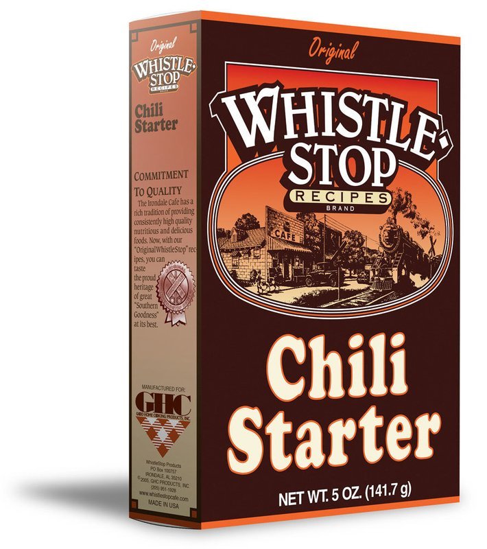 Original WhistleStop Cafe Recipes | Chili Starter Mix | 5-oz | 1 Box