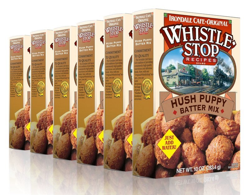 Original WhistleStop Cafe Recipes | Hush Puppy Batter Mix | 10-oz | 6 Pack