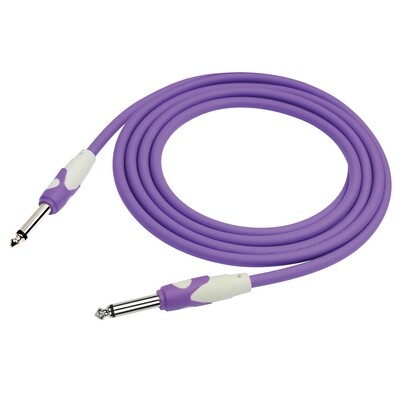 Instrument Cable 20ft in Purple Kirlin