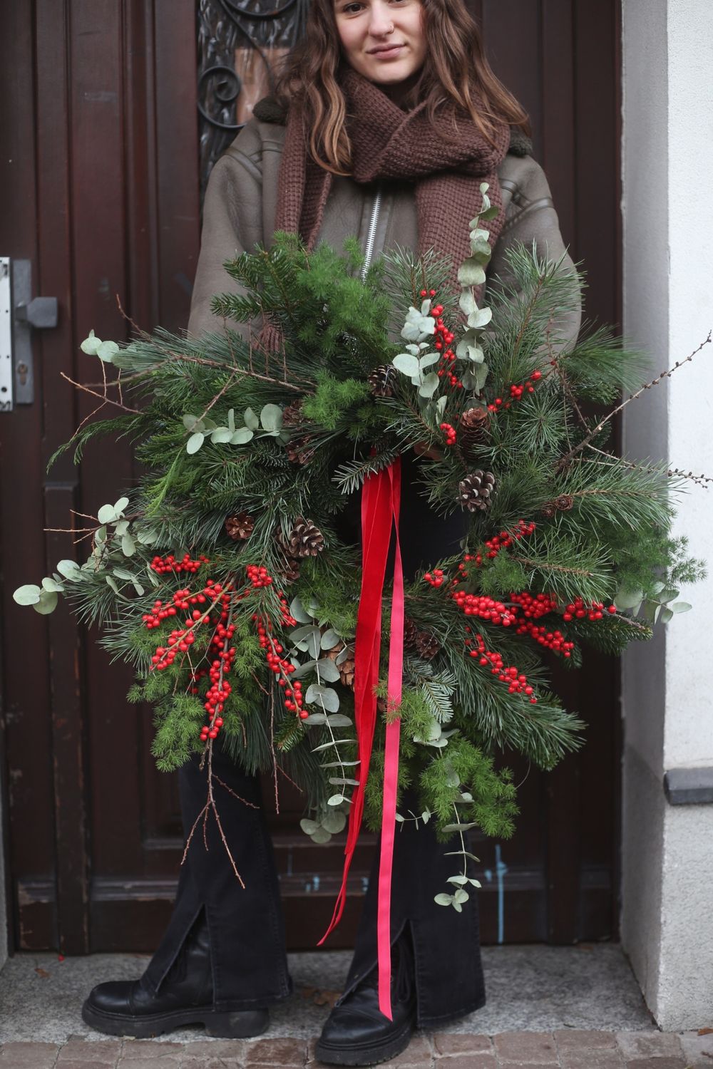 Wianek świąteczny ILEX