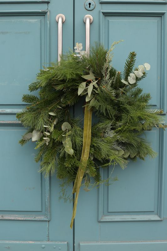 Wianek świąteczny naturalny 